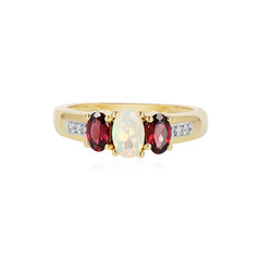 Welo Opal Silver Ring