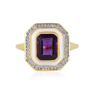 Amethyst Silver Ring (M de Luca)