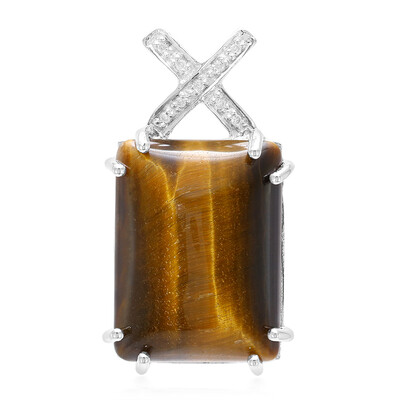 Tiger´s Eye Silver Pendant