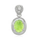 Imperial Chrysoprase Silver Pendant