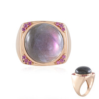 Purple Maniry Labradorite Silver Ring (KM by Juwelo)