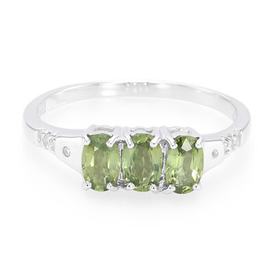Mozambique Sapphire Silver Ring