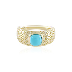 9K Sleeping Beauty Turquoise Gold Ring (Ornaments by de Melo)