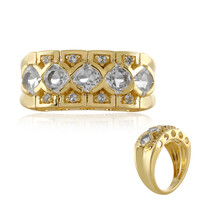 White Topaz Silver Ring