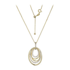White Topaz Silver Necklace (Adela Silber)
