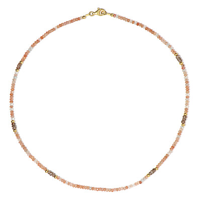 Sunstone Silver Necklace