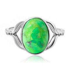 Kingman Green Mojave Turquoise Silver Ring