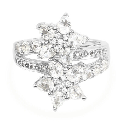 Himalayan Beryl Silver Ring