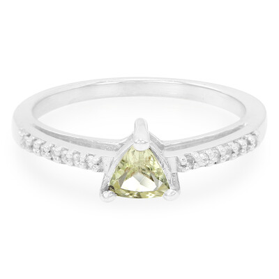 Canadian Apatite Silver Ring