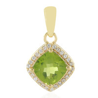 Peridot Silver Pendant