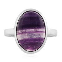 Fluorite Silver Ring