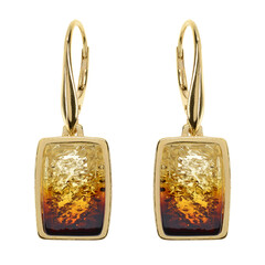 Baltic Amber Silver Earrings