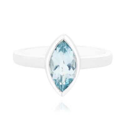 Sky Blue Topaz Silver Ring