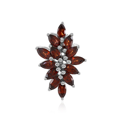 Mozambique Garnet Silver Pendant