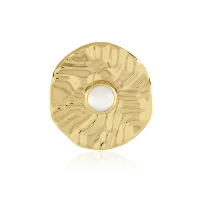 White Moonstone Silver Pendant (MONOSONO COLLECTION)
