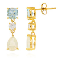 Welo Opal Silver Earrings