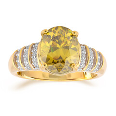 9K Bulgarian Sphalerite Gold Ring