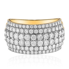 14K SI1 (G) Diamond Gold Ring