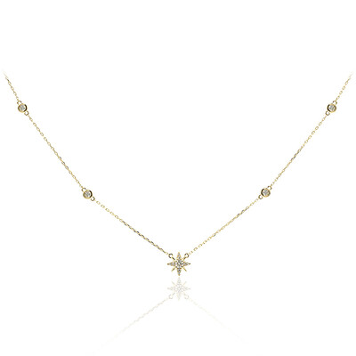 14K SI2 (H) Diamond Gold Necklace (CIRARI)