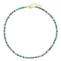 Chrysokolla Silver Necklace