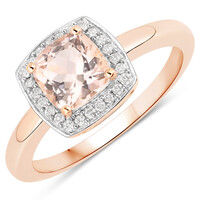 14K Morganite Gold Ring