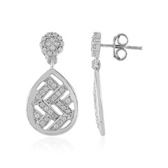 Zircon Silver Earrings
