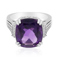 Moroccan Amethyst Silver Ring