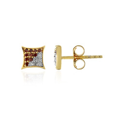I4 (J) Diamond Silver Earrings