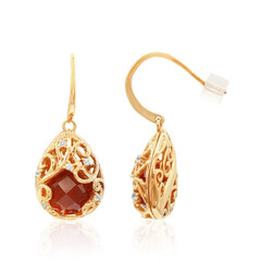 Carnelian Silver Earrings