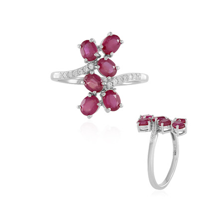 Madagascar Ruby Silver Ring