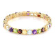Sky Blue Topaz Silver Bracelet (M de Luca)