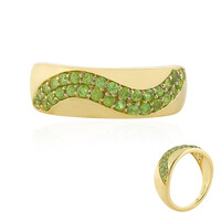 9K Russian Demantoid Gold Ring (La Revelle)
