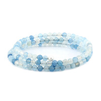 Aquamarine Steel Bangle (Riya)