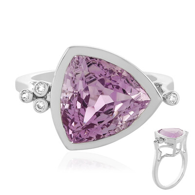 Rose de France Amethyst Silver Ring (PHANTASIA)
