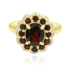 Garnet Silver Ring