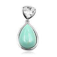 Tyrone Turquoise Silver Pendant