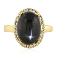Indian star diopside Silver Ring