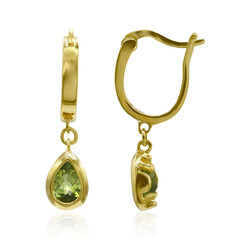 Peridot Silver Earrings