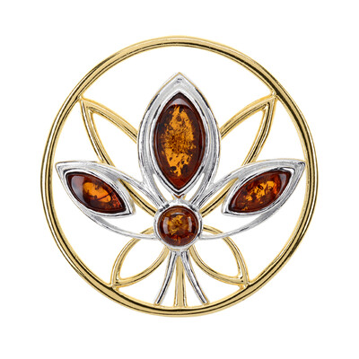 Baltic Amber Silver Pendant (dagen)