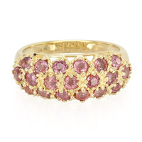 18K Unheated Padparadscha Sapphire Gold Ring (AMAYANI)