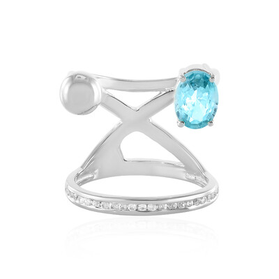 Ratanakiri Zircon Silver Ring (de Melo)