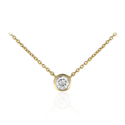 White Topaz Silver Necklace