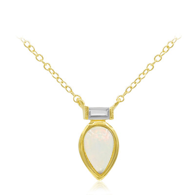 Welo Opal Silver Necklace