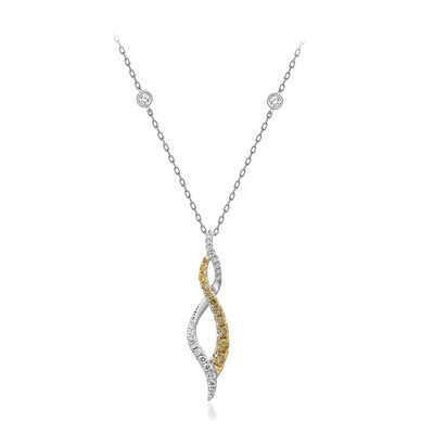 14K SI2 (H) Diamond Gold Necklace (CIRARI)