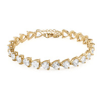 White Topaz Silver Bracelet