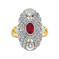 Madagascar Ruby Silver Ring