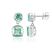 Braldu Fluorite Silver Earrings (Pallanova)