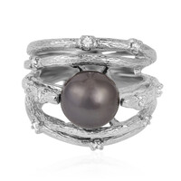 Tahitian Pearl Silver Ring (TPC)