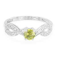 Fancy Tourmaline Silver Ring
