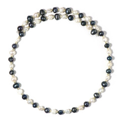 Black Freshwater Pearl Steel Choker (Riya)